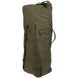 Mil Tec US Duffle Bag with Double Strap Cotton Olive