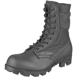 Black military jungle boots clearance