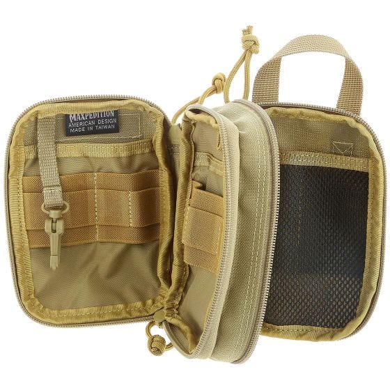 Maxpedition Double Decker Mini Pocket Organizer Khaki