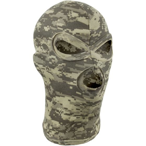 MFH 3 Hole Balaclava Lightweight Cotton ACU Digital