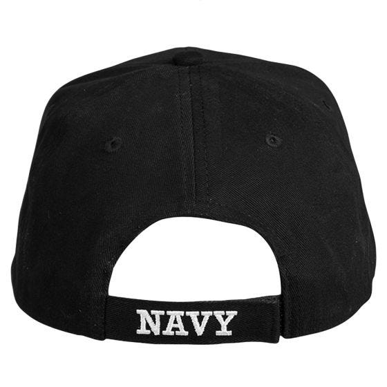 Mil-Tec Navy Sandwich Baseball Cap Black