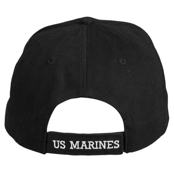 Mil-Tec US Marines Sandwich Baseball Cap Black