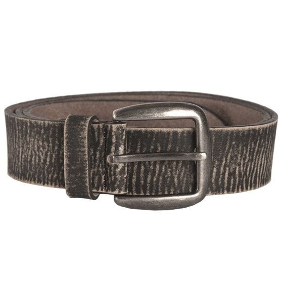Mil-Tec Leather Vintage Belt Black
