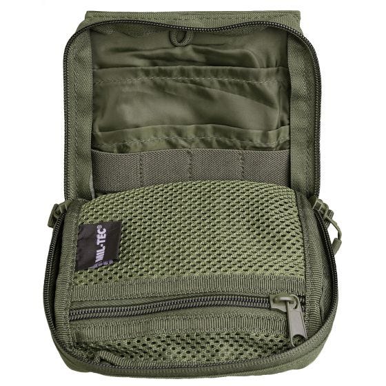 Mil-Tec Multipurpose Pouch with Hook-and-Loop Backside Olive