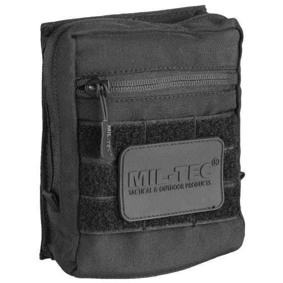 Mil-Tec Multipurpose Pouch with Hook-and-Loop Backside Black