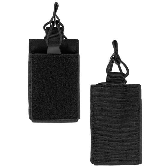 Mil-Tec Single Magazine Pouch with Hook-and-Loop Black
