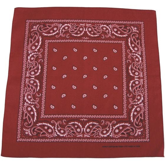 MFH Bandana Cotton Burgundy