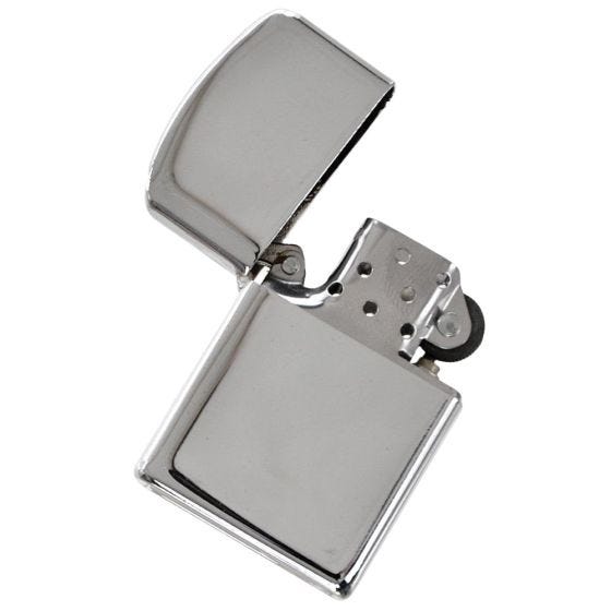 MFH Polished Chrome Windproof Lighter