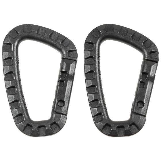MFH Plastic Carabiner Black