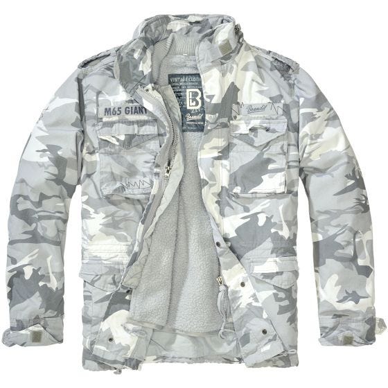 Brandit M-65 Giant Jacket Blizzard Camo