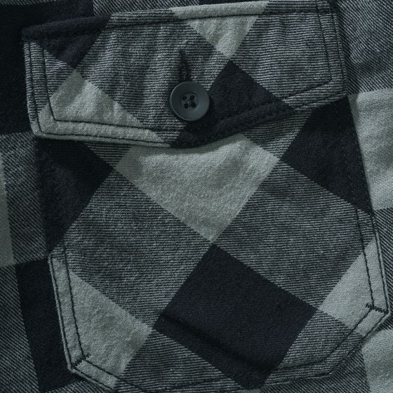 Brandit Lumber Hooded Jacket Black/Charcoal