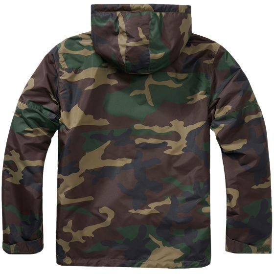 Brandit Windbreaker Sherpa Jacket Woodland