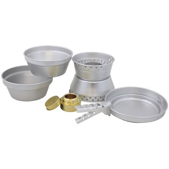 Fox Outdoor Premium Cook Set Silver