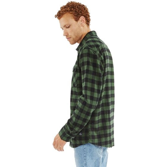 Vintage Industries Harley Shirt Green Checkered