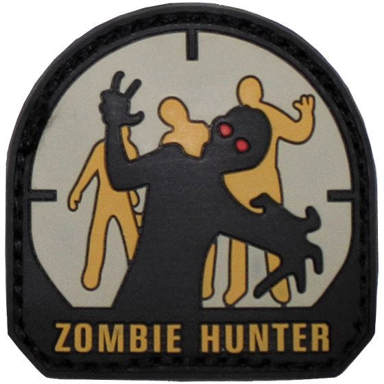 MFH Zombie Hunter Hook & Loop Patch Black