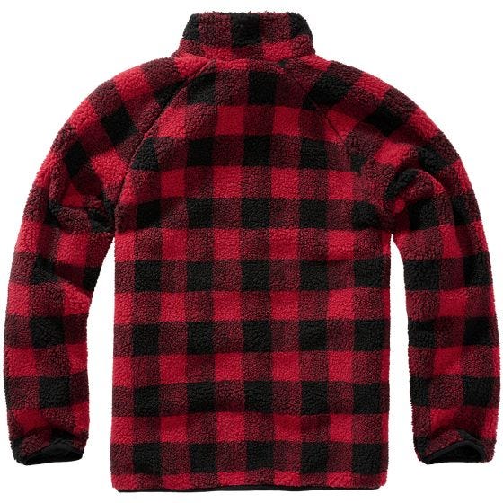 Brandit Teddyfleece Troyer Red/Black