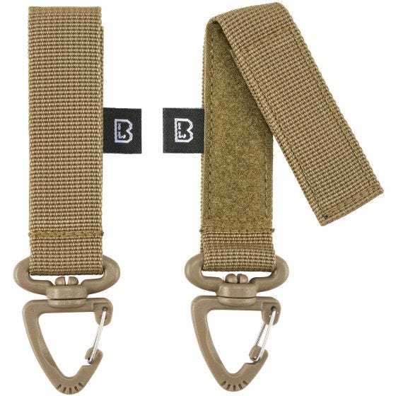 Brandit Belt and Molle Loop Carabiner Camel