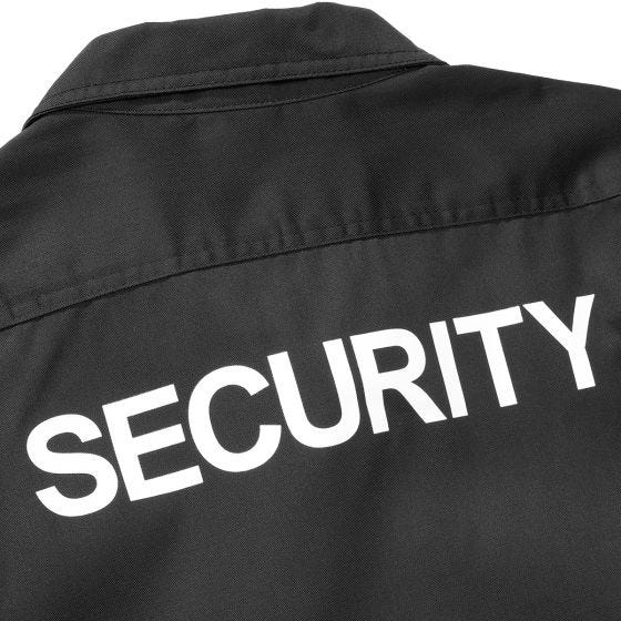 Brandit Security US Long Sleeve Shirt Black