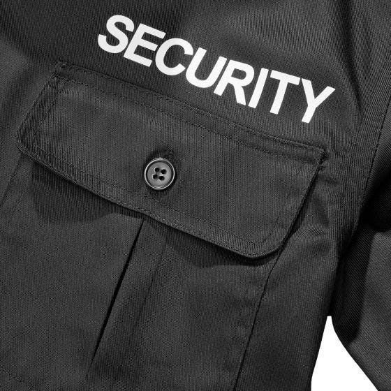 Brandit Security US Long Sleeve Shirt Black