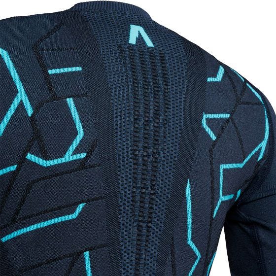 Alpinus Boy's Outdoor Gausdal Thermoactive Base Layer Set Graphite Blue