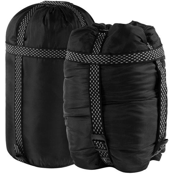 Alpinus Classic 1250 (Left) Sleeping Bag Black/Red