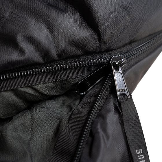 Alpinus Classic 1250 (Left) Sleeping Bag Black/Red