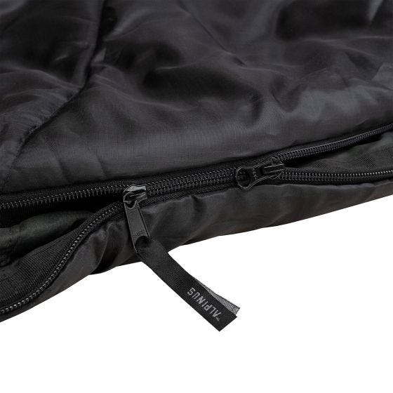 Alpinus Classic 1250 (Left) Sleeping Bag Black/Red
