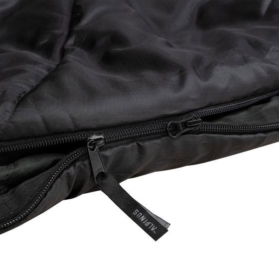 Alpinus Classic 1250 (Right) Sleeping Bag Black/Red