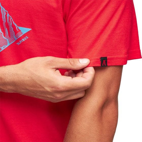 Alpinus Tactical Skilbrum T-Shirt Red