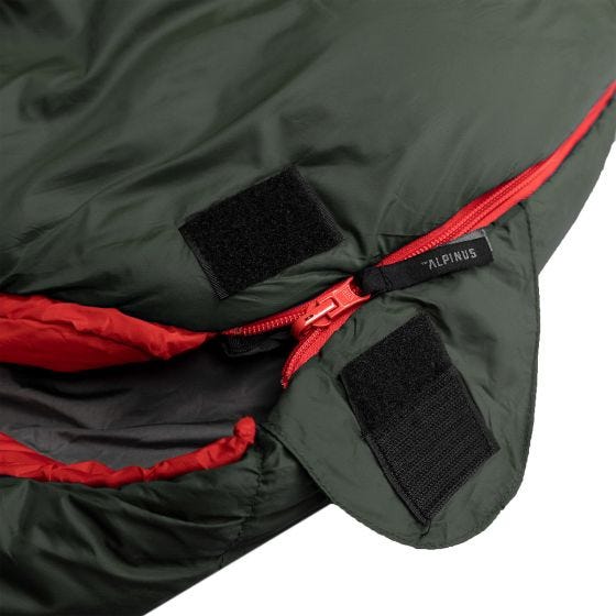 Alpinus PrimaLight 1000 (Right) Sleeping Bag Green