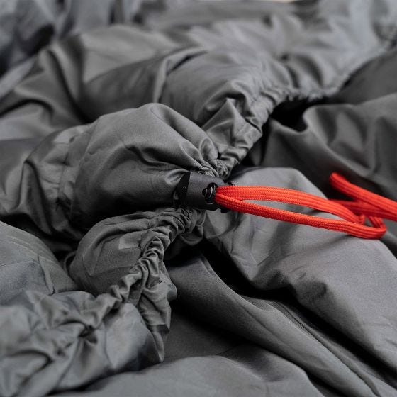 Alpinus PrimaLight 1000 (Right) Sleeping Bag Green