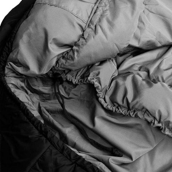 Alpinus Survival 1100 (Right) Sleeping Bag Black