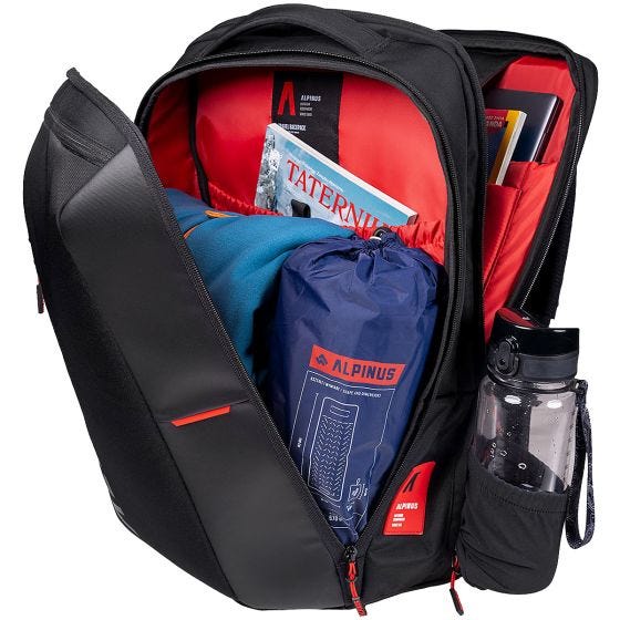 Alpinus Tijuca Travel Backpack Black