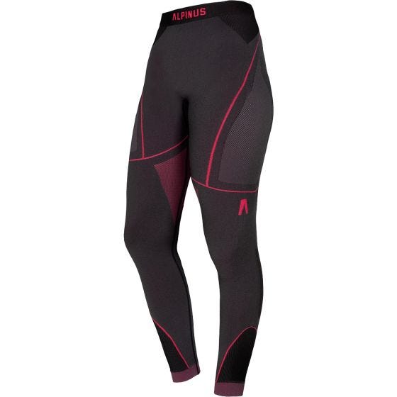 Alpinus Women's Outdoor Mora Thermoactive Base Layer Bottom Graphite Pink