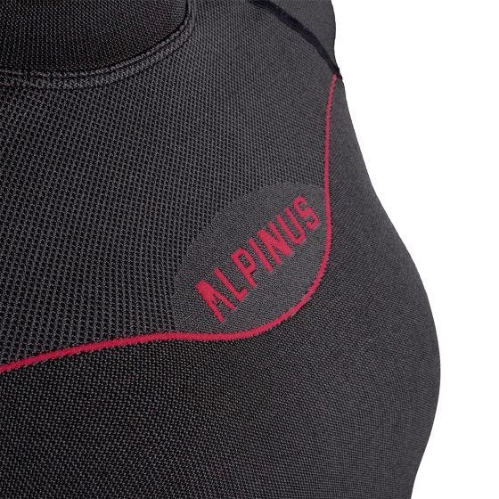 Alpinus Women's Outdoor Mora Thermoactive Base Layer Set Graphite Pink