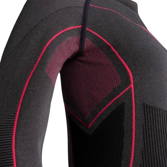 Alpinus Women's Outdoor Mora Thermoactive Base Layer Set Graphite Pink