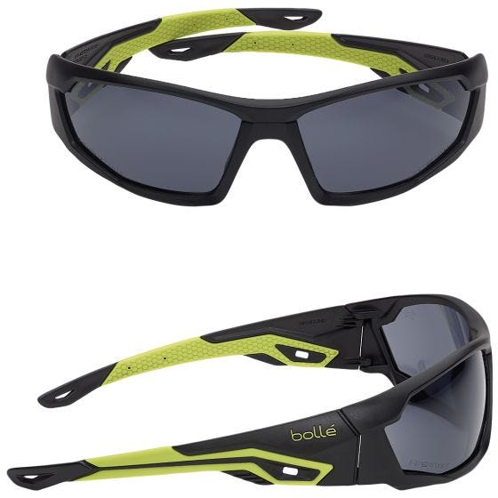 Bolle Mercuro Smoke Tactical Goggles Green/Black Frame