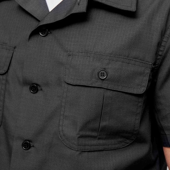 Brandit US Shirt Ripstop Short Sleeve Black