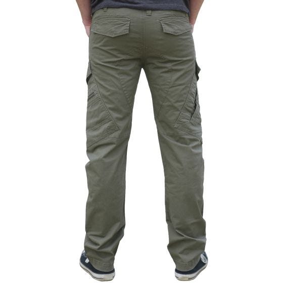 Brandit Adven Slim Fit Trousers Black