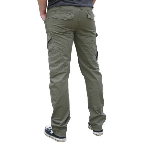 Brandit Adven Slim Fit Trousers Black