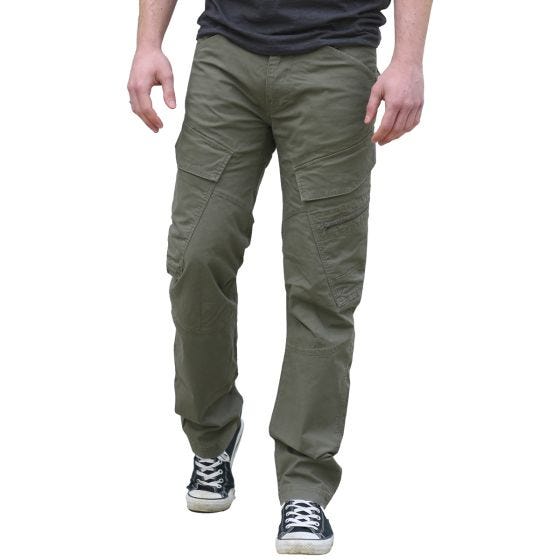 Brandit Adven Slim Fit Trousers Black
