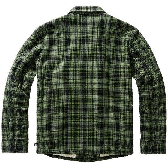 Brandit Classic Sherpa Checkered Jacket Olive/Black