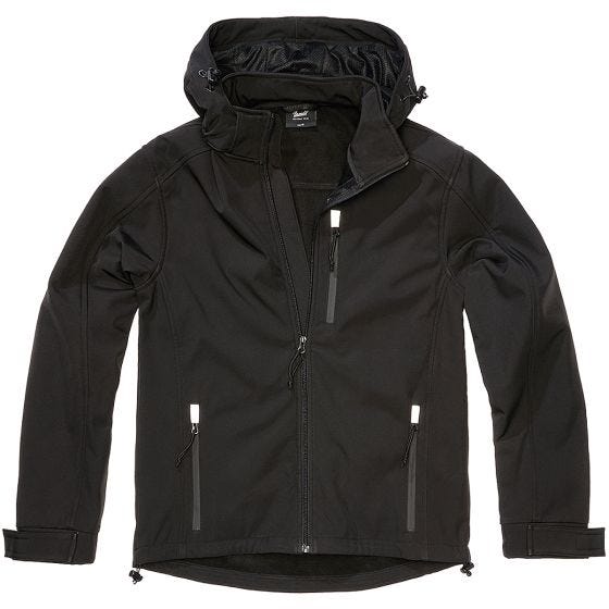 Brandit Hurricane Softshell Jacket Black