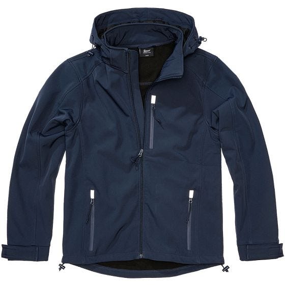 Brandit Hurricane Softshell Jacket Navy