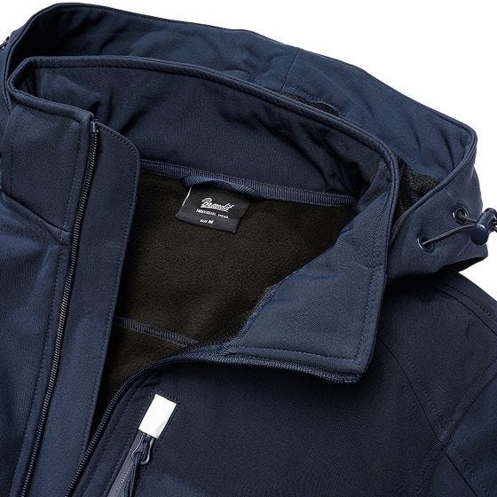 Brandit Hurricane Softshell Jacket Navy