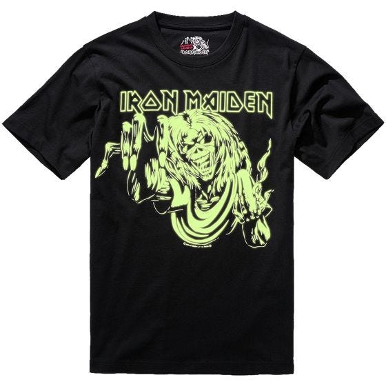 Brandit Iron Maiden Eddy Glow T-Shirt Black