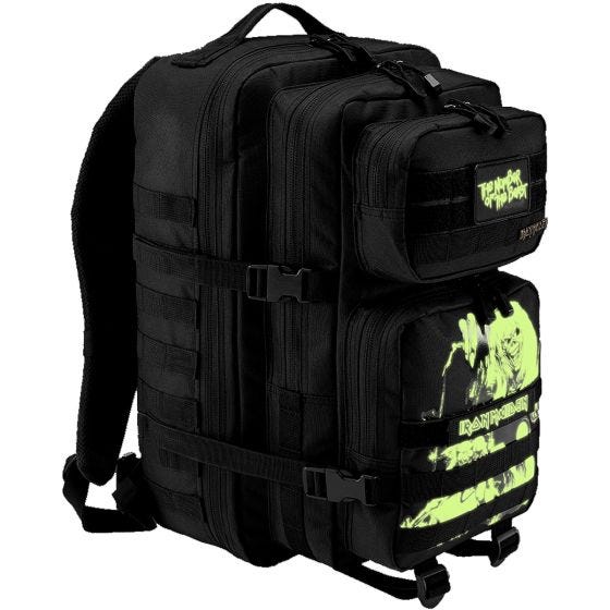 Brandit Iron Maiden Eddy Glow US Cooper Large Rucksack Black