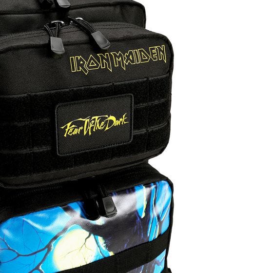 Brandit Iron Maiden FOTD US Cooper Large Rucksack Black