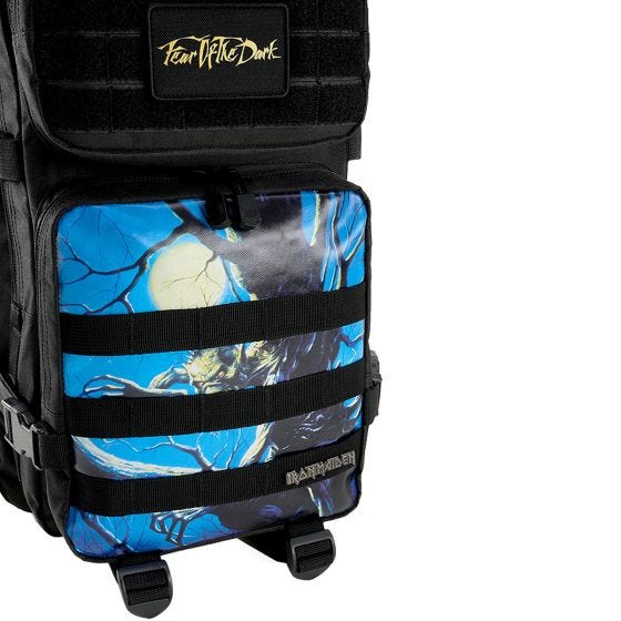 Brandit Iron Maiden FOTD US Cooper Large Rucksack Black