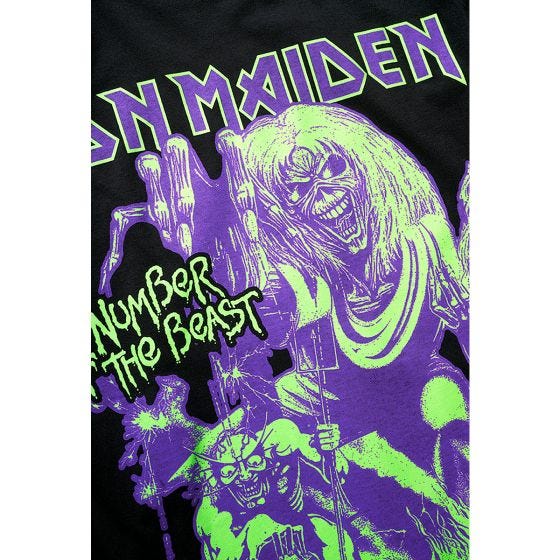 Brandit Iron Maiden Number of the Beast I T-Shirt Black